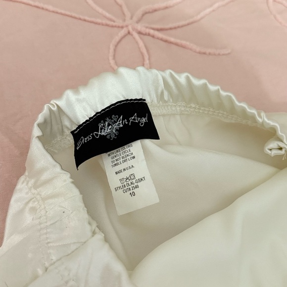 Elegant White Lace Trim Skirt 
Brand- Dress like an Angel - Picture 3 of 3